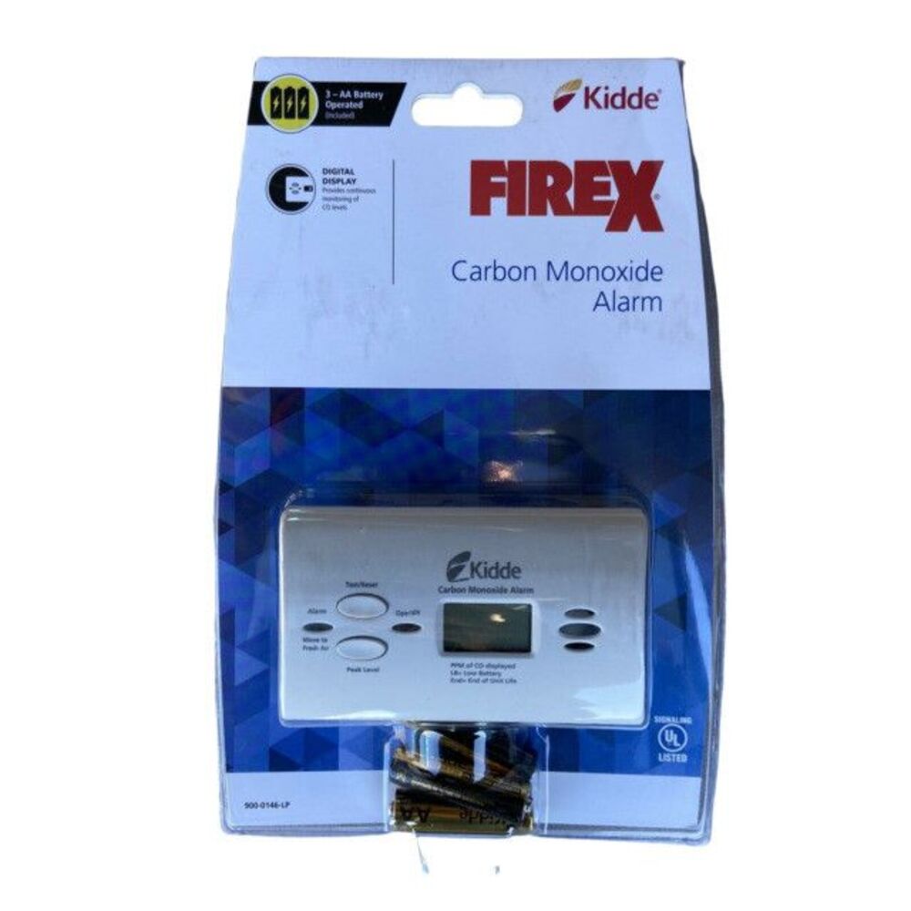 NIB Firex AA Battery Powered Digital Carbon Monoxide Detector 21030262